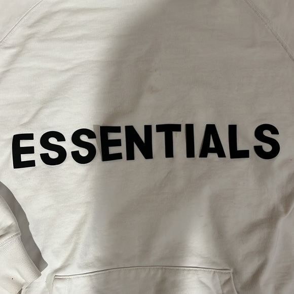 ESSENTIALS white hoodie - Picture 4 of 7